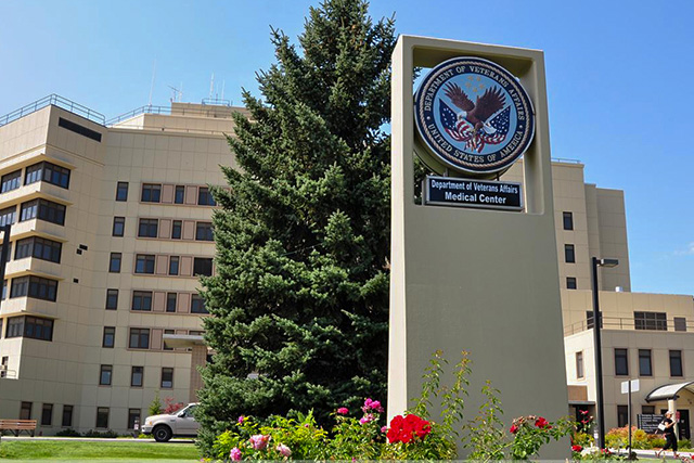 Exterior of the VA medical center in Spokane, Washington