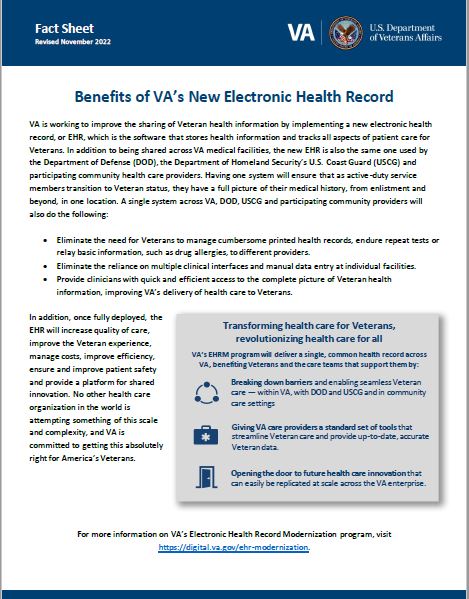Download benefits of the new electronic health record