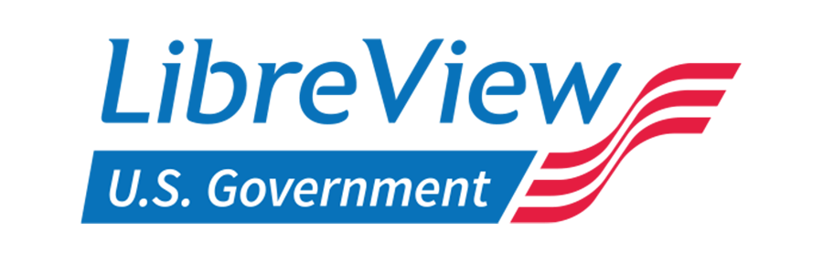 LibreView for US Government logo